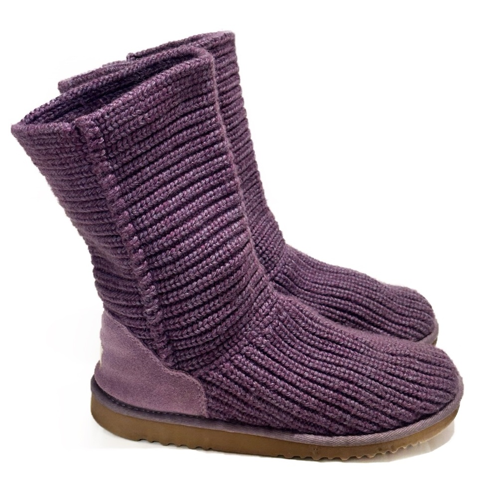 UGG Short Cardy Sweater Knit Boots
